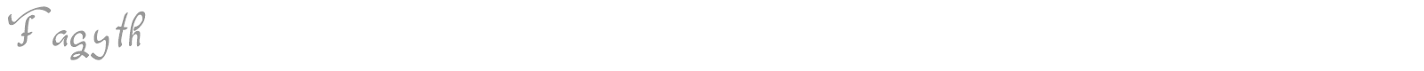Fagyth font preview